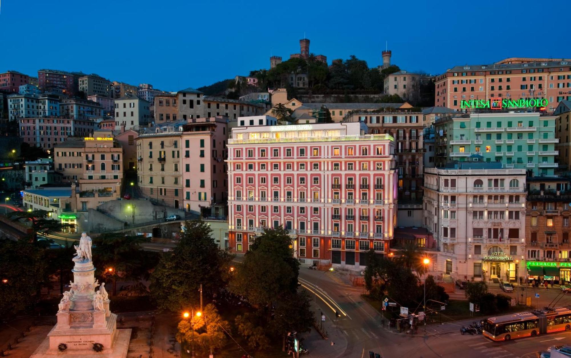 Grand Hotel Savoia Genoa Exterior photo The hotel in 2012